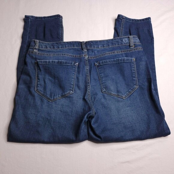Kensie Skinny Capri Jeans Size 6 Medium Rise - Picture 2 of 7